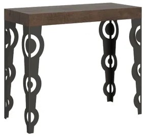 Consolle allungabile 90x40/196 cm KARAMAY SMALL Noce