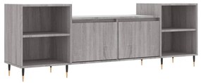 Mobile tv grigio sonoma 160x35x55 cm in legno multistrato