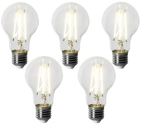 Set di 5 lampadine LED E27 dimmerabili A60 6W 500 lm 4000K