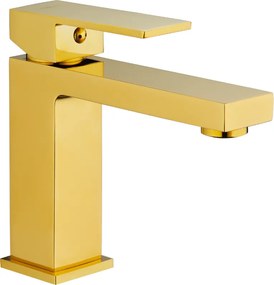 Mexen Uno batteria lavabo, dorata - 71400-50