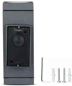 Applique Da Parete e Muro Con Portalampada GU10 Illuminazione Doppio Fascio Up-Down IP44 Carcassa Nera SKU-8627