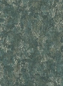 Schlangenhaut Tapete Skin 7 von Eijffinger - Grün/ Grau