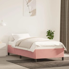 Giroletto Rosa 90x190 Cm İn Velluto /
