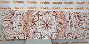 Quadro su tela – Mandala etnica astratta