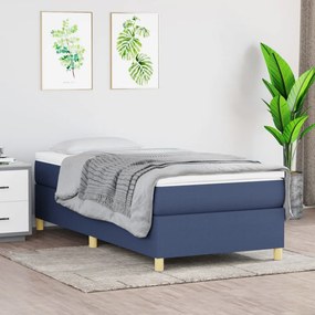 Giroletto Senza Materasso Blu 100x200 Cm İn Tessuto /