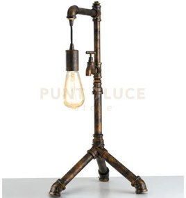 Lume amarcord ruggine 1 luce attacco e27 41x30x61cm