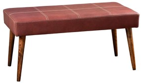 Pouf VITO 46x92 cm rosso