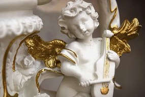 Quadro su tela – Statua di angelo che suona