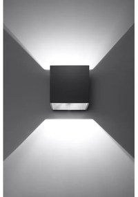 Sollux SL.0057 - Applique QUAD 1 1xG9/8W/230V nero