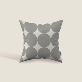 Dot cuscini geometrici disponibile in diversi colori in tessuto Idrorepellente grigio