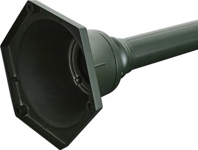 Lanterna da esterno classica verde scuro 235 cm 3 luci IP44 - Berta