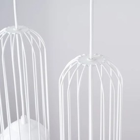 Sollux SL.1333 - Lampadario a sospensione con filo BRINA 3xG9/8W/230V bianco