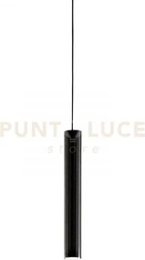 Tubo led per sistema binario shift nero 48v in metallo 6w 3000k 73...
