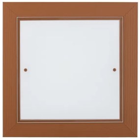 Argon 7268 - Plafoniera TABOR 2xE27/15W/230V 32x32 cm terracotta