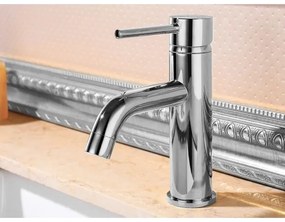 REA-B4101 - Miscelatore per lavabo LUNGO 16,5 cm cromo lucido