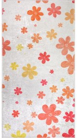 Tappeto per bambini arancione e avorio lavabile 120x180 cm Fall Flowers – Vitaus