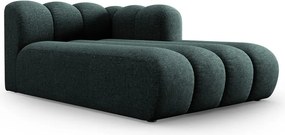 Chaise longue componibile turchese (con penisola a destra) Lupine – Micadoni Home
