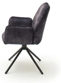 Set di 2 sedie da pranzo NEXORO, antracite