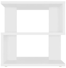 Tavolino bianco 40x40x40 cm in legno multistrato