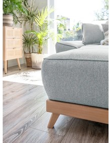 Divano letto grigio chiaro ad angolo variabile Dazzling Daisy - Miuform