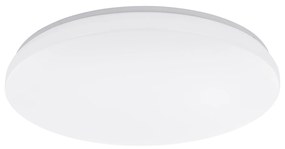 Plafoniera Contemporanea Totari-Z Acciaio Bianco 4 Luci Led Integrato 11,2W