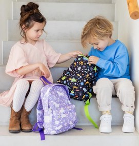 A Little Lovely Company - zainetto piccolo - unicorni e arcobaleno