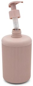 Dispenser sapone da appoggio rosa in plastica Ring
