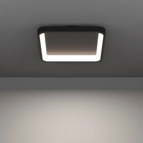 Eglo 901911 - Plafoniera LED RGBW dimmerabile LORETELLO-Z LED/20W/230V 35x35cm nero