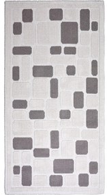 Tappeto in cotone beige, 100 x 150 cm Mozaik - Vitaus