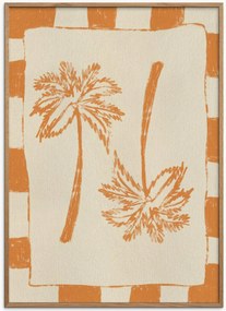 Stampa digitale incorniciata Palm Paradise by Shatha Al Dafai