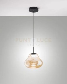 Deva sospensione 1 luce ambra a led cct 2700k - 3000k - 4000k- 14w ...