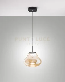 Deva sospensione 1 luce ambra a led cct 2700k - 3000k - 4000k- 14w ...