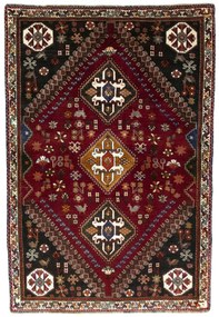 Shiraz Tappeto persiano 180 x 120 Rosso (Iran) Annodato A Mano