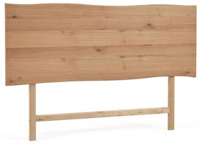 Kave Home - Testiera Rasha impiallacciata rovere finitura naturale per letto da 160 cm