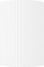 Plafoniera Cilindrica Ø70x90mm GU10 in Gesso Rigato Pitturabile