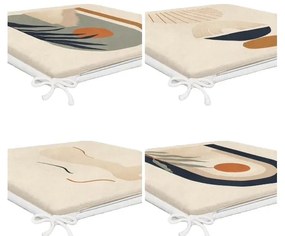 Set di cuscini per sedie 4 pz 42x42 cm Illustrated Arch – Mila Home