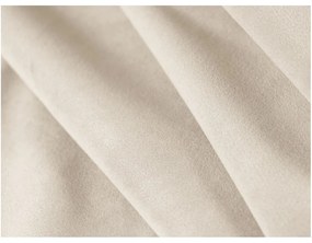 Letto matrimoniale imbottito beige con contenitore con griglia 180x200 cm Miley - Micadoni Home