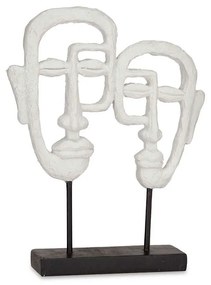 Statua Decorativa Viso Bianco 27 x 32,5 x 10,5 cm (4 Unità)