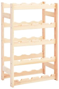 Portavini Da 20 Bottiglie İn Legno Di Pino /