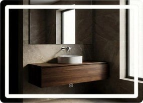 Specchio LED 80x60cm P10407