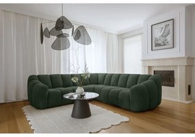 Divano angolare verde scuro Shell – Miuform