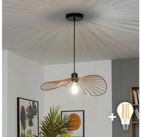 Brilagi - Lampadario LED su cavo CERIA WIRE 1xE27/40W/230V 40x56 cm bronzo