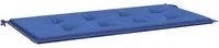 Cuscino per Panca da Giardino Blu Reale 150x50x3 cm in Tessuto cod mxl 68433