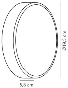 Nordlux - Applique a LED da esterno OLIVER LED/9W/230V IP54 diametro 19,5 cm