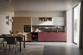 Cucina Lineare moderna Matis Open modulare
