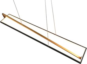 Trio - Lampadario LED dimmerabile a sospensione EDGE LED/35W/230V 2300/3000/4000K nero