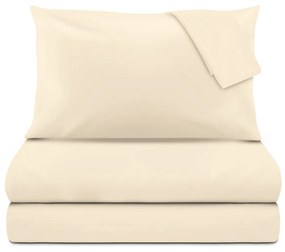 Completo letto matrimoniale cotone tapioca New Cotton