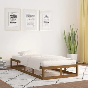 Giroletto Marrone Ambrato 100x200 Cm İn Legno Massello Di Pino /