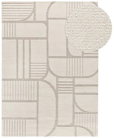 Tappeto crema 80x150 cm Snowy - Universal