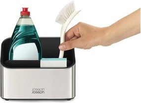 Supporto per detersivo color argento lucido in metallo Surface – Joseph Joseph